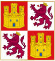 Royal Banner of the Crown of Castille (15th Century Style)-Variant