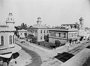 Santa Cruz California Old Town Center 1890s