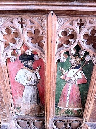 Section of Rood Screen, St. Mary's Church, Kersey (3)