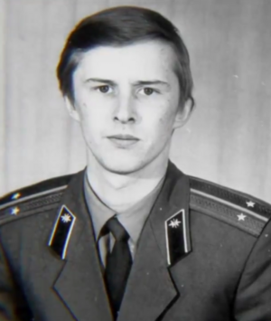 Sergei Ivanov in KGB uniform