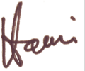 Signature of Harris Wofford