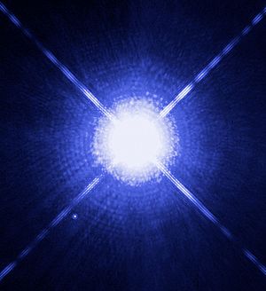 Sirius A and B Hubble photo