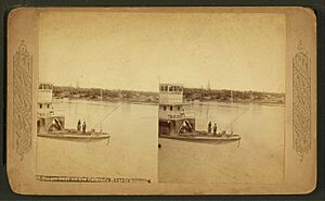 Steam-boat on the Colorado River in Arizona, by Continent Stereoscopic Company
