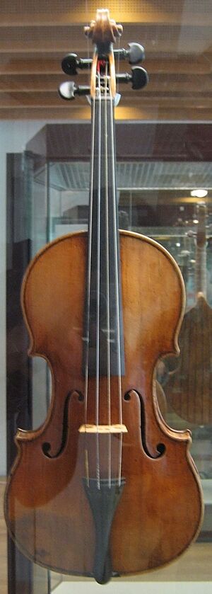 Stradivarius violin front