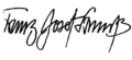 StraussFranzJosefSignature02 mono 25p transp
