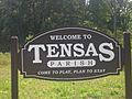 Tensas Parish welcoming sign IMG 1226