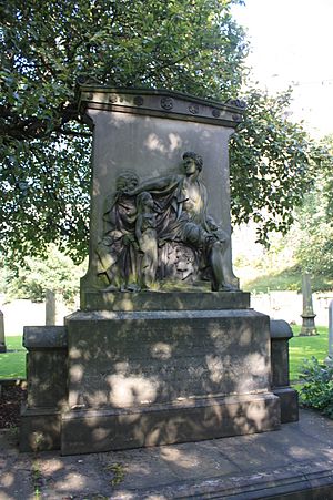 The grave of Rev John Jamieson, St Cuthberts Churchyard, Edinburgh