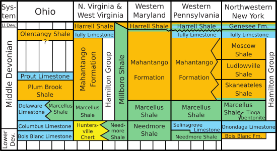 USGS 2006 1237 table2 Stratigraphy Middle Devonian