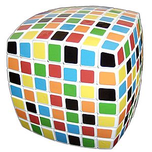 V-Cube 7 scrambled