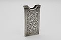 Victorian silver visiting card holder