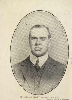 William Maley (1868-1958) Secretary Celtic Football Club