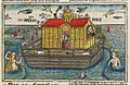 Woodcut of Noah's Ark from Anton Koberger's "German Bible"