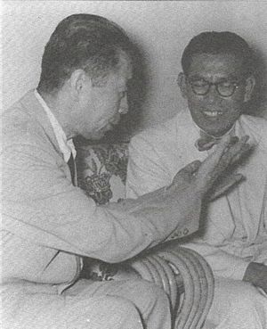 Zhou Enlai and Sanusi Hardjadinata