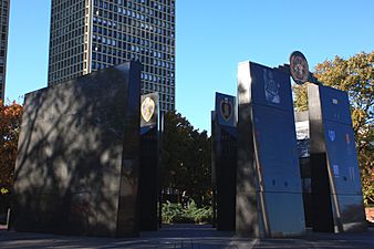 A395, Philadelphia Korean War Memorial, from the southeast