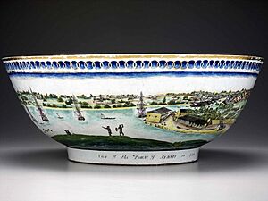 ANMM Punchbowl View of Sydney c1820 00039838