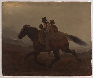 A Ride for Liberty -- The Fugitive Slaves (recto) Eastman Johnson