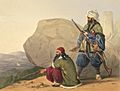 Afghan foot soldiers in 1841