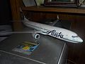 Alaska Airlines plane model
