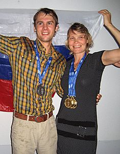 Alexey&Natalia Molchanova, Slovenia, Maribor, freediving World Championship, 2007
