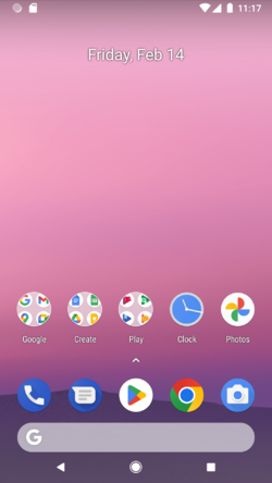 Android 8.1 (Pixel) Homescreen Screenshot.png