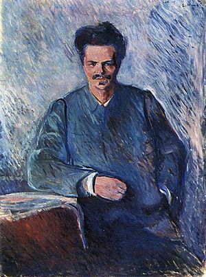 August Strindberg by Edvard Munch