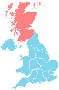 BBC UK Regions (Scotland highlighted).svg