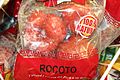 Bag of frozen rocoto