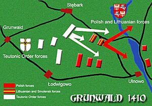 Battle of Grunwald map 2 English