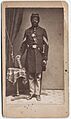 Black soldier in Union Army Sergeant uniform 1864
