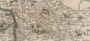 Blaeu - Atlas of Scotland 1654 - GLOTTIANA PRÆFECTVRA INFERIOR - Cleland