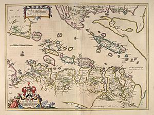 Blaeu - Atlas of Scotland 1654 - LORNA - The Firth of Lorn