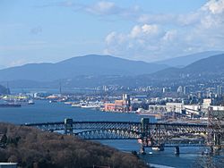 Burrard Inlet and the Second Narrows