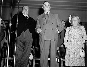 Camillien Houde et Maurice Duplessis 1948