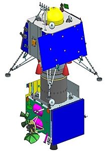 Chandrayaan-2 lander and orbiter integrated module