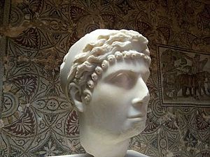 Cleopatra Selene II bust, Cherchell, Algeria 4.jpg
