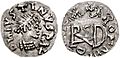 Coin of the Gepids. Sirmium mint. Struck in the name of Justin I, 517-527 CE
