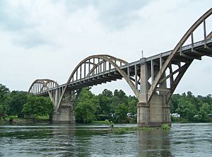 Cotter Bridge over the White River