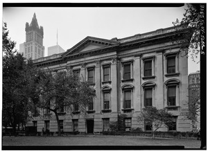 EAST FACADE - New York County Courthouse, 52 Chambers Street, New York, New York County, NY HABS NY,31-NEYO,116-5