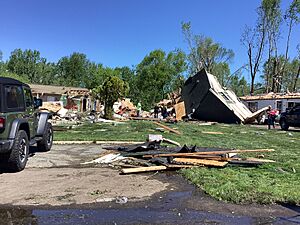 EF2 damage Portage, MI 2024 (7)