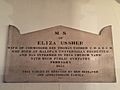 Eliza Ussher Plaque, St. Paul's Church, Halifax, Nova Scotia, Canada