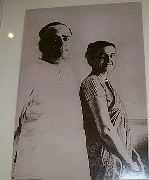 Feroze and Indira Gandhi
