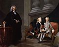 Francis Ayscough with the Prince of Wales (later King George III) and Edward Augustus, Duke of York and Albany by Richard Wilson