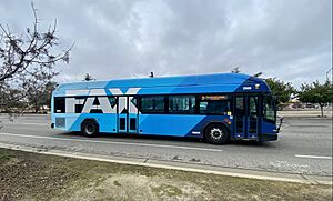 Fresno FAX bus