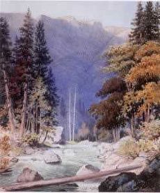George Henry Burgess The Merced River, Yosemite, California