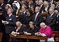 George W. Bush John Paul II funeral