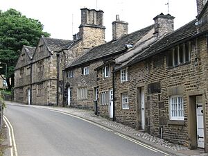 Glossop - houses on Church Street South