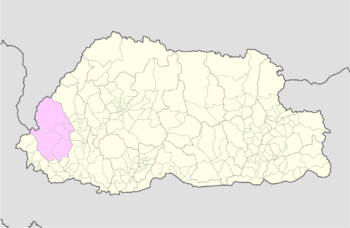 Haa Bhutan location map