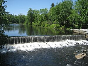 Harbor Pond Dam at Townsend Harbor, MA
