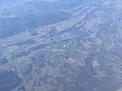 Aerial view of Hartshorne