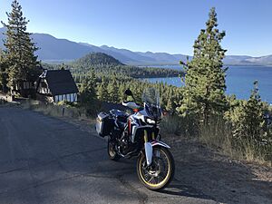 Honda Africa Twin by Lake Tahoe